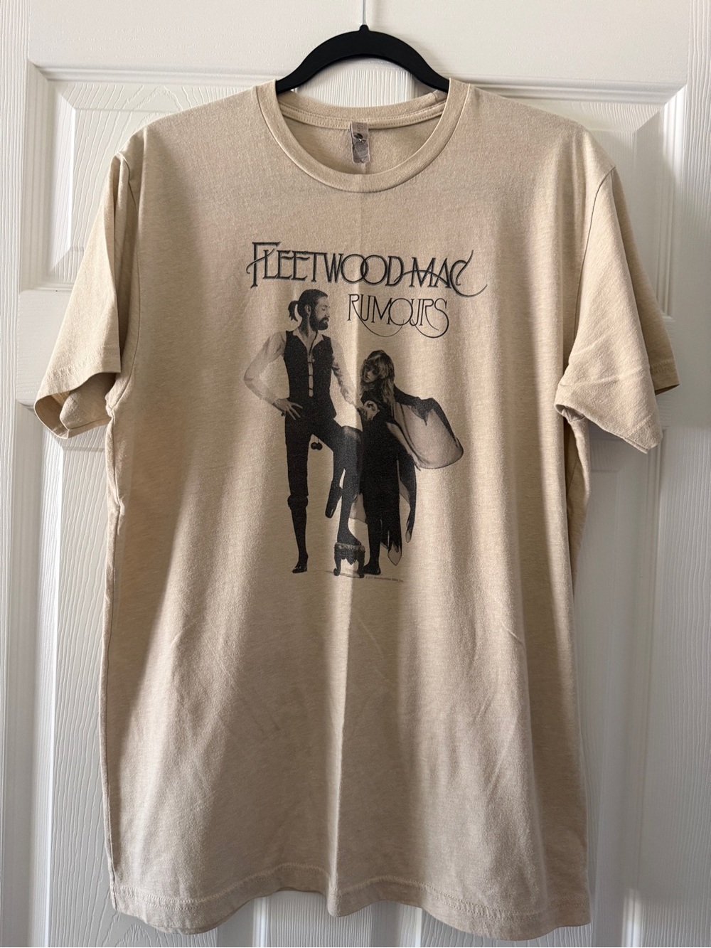 Next Level Beige Fleetwood Mac ‘Rumours' Graphic Tee